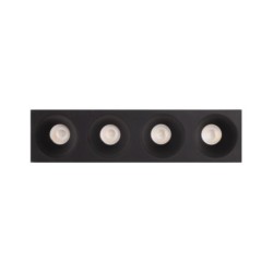 LED modulis Maxlight Modular 12W Juodas, 3000K (HM180 4L)