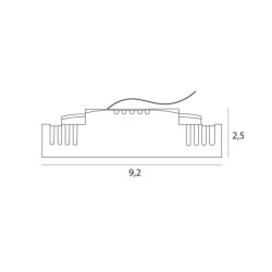 Maxlight X-LINE ZAS Srovės šaltinis HT0136 ON/OFF Baltas (HT0136 ON/OFF)
