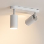 Pakreipiamas šviestuvas EYE SPOT 2xGU10 IP20 Balta