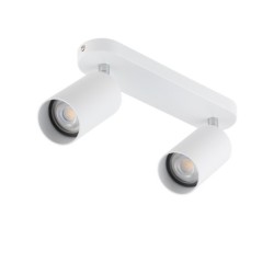 Pakreipiamas šviestuvas EYE SPOT 2xGU10 IP20 Balta
