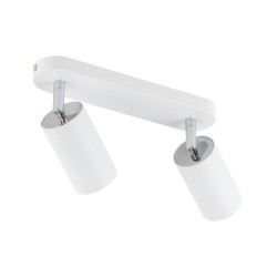Pakreipiamas šviestuvas EYE SPOT 2xGU10 IP20 Balta