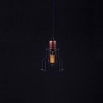 Pakabinamas šviestuvas WORKSHOP B E27 IP20 Juoda