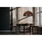 Pakabinamas šviestuvas HEMISPHERE RUST L 1xE27 IP20 Ruda
