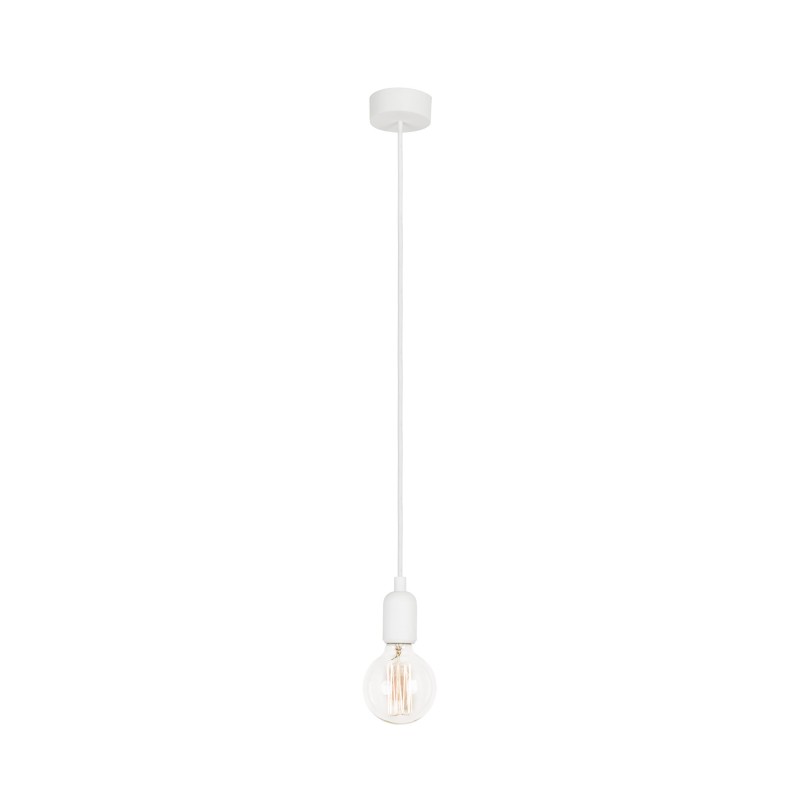 Pakabinamas šviestuvas SILICONE 1xE27 IP20 Balta