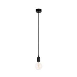 Pakabinamas šviestuvas SILICONE 1xE27 IP20 Juoda