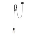 Pakabinamas šviestuvas SPIDER 1xE27 IP20 Juoda