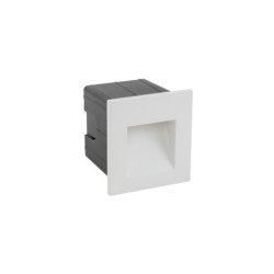 Sieninis montuojamas lauko šviestuvas STEP LED LED 3W 3000K IP44 Balta