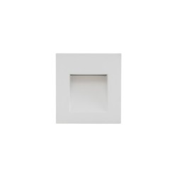 Sieninis montuojamas lauko šviestuvas STEP LED LED 3W 3000K IP44 Balta