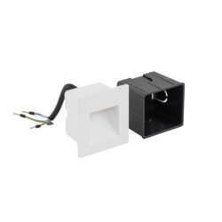 Sieninis montuojamas lauko šviestuvas STEP LED LED 3W 3000K IP44 Balta