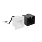 Sieninis montuojamas lauko šviestuvas STEP LED LED 3W 3000K IP44 Balta