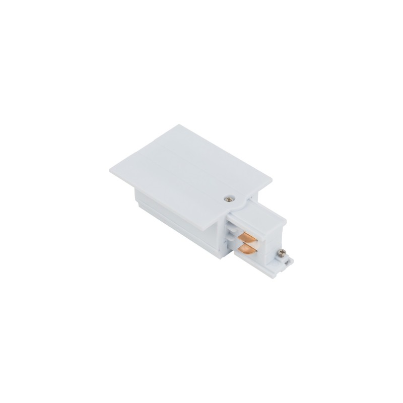 3 fazių bėginės sistemos priedas CTLS RECESSED POWER END CAP, LEFT (PE-L) IP20 Balta