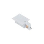 3 fazių bėginės sistemos priedas CTLS RECESSED POWER END CAP, LEFT (PE-L) IP20 Balta