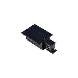 Bėginės sistemos pabaigos dangtelis CTLS RECESSED POWER END CAP, LEFT (PE-L) IP20 Juoda