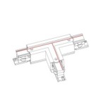 Jungtis CTLS POWER T CONNECTOR, LEFT 1 (T-L1) IP20 Balta