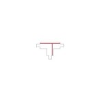 Jungtis CTLS POWER T CONNECTOR, LEFT 1 (T-L1) IP20 Balta