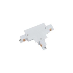 Bėginės sistemos jungtis CTLS RECESSED POWER T CONNECTOR, LEFT 1 (T-L1) IP20 Balta