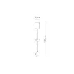 Pakabinimo komplektas CL ITAKA LED IP20 Balta