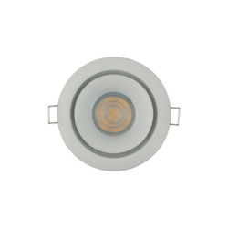 Įleidžiamas lubinis šviestuvas FOXTROT 1xGU10 R50 IP54/20 Balta
