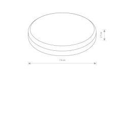 Lemputė GX53 LED 8W 3000K IP20 Balta