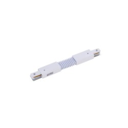 Bėginės sistemos lanksti jungtis PROFILE FLEX CONNECTOR IP20 Balta