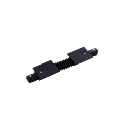 Jungtis bėginei sistemai PROFILE RECESSED FLEX CONNECTOR IP20 Juoda