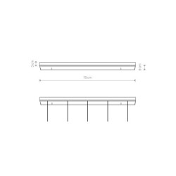 Jungiamasis modulis CAMELEON CANOPY B 780 IP20 Balta