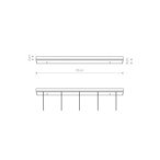 Jungiamasis modulis CAMELEON CANOPY B 780 IP20 Balta