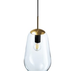 Pakabinamas šviestuvas PEAR M 1xE27 IP20 Skaidri