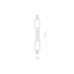 Jungtis CTLS RECESSED POWER FLEX CONNECTOR IP20 Balta
