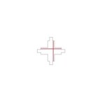 Įleidžiama bėginės sistemos jungtis CTLS RECESSED POWER X CONNECTOR IP20 Balta