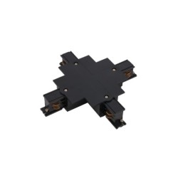 Bėginės sistemos jungtis CTLS RECESSED POWER X CONNECTOR IP20 Juoda