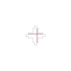 Bėginės sistemos jungtis CTLS POWER X CONNECTOR IP20 Balta