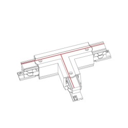 Jungtis CTLS POWER T CONNECTOR, RIGHT 2 (T-R2) IP20 Balta
