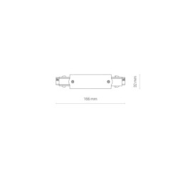 Jungtis CTLS Connector tiesinė jungtis IP20 Balta
