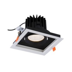 Įleidžiamas lubinis šviestuvas CL DIA LED 30W 3000K IP20 Balta