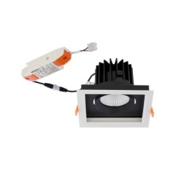 Įleidžiamas lubinis šviestuvas CL DIA LED 30W 3000K IP20 Balta