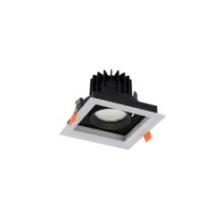 Įleidžiamas lubinis šviestuvas CL DIA LED LED 18W 3000K IP20 Balta