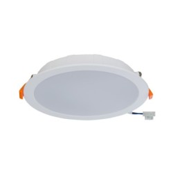 Įleidžiamas lubinis šviestuvas CL KOS LED LED 24W 3000K IP44 Balta
