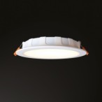 Įleidžiamas lubinis šviestuvas CL KOS LED LED 24W 3000K IP44 Balta