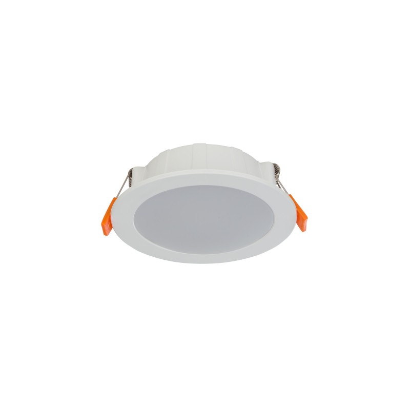 Įleidžiamas lubinis šviestuvas CL KOS LED LED 8W 3000K IP44/20 Balta
