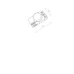 Judesio daviklis MICROWAVE SENSOR IP20 Balta
