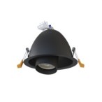 Įleidžiamas lubinis šviestuvas DOWNLIGHT DOT GU10 IP20 Juoda