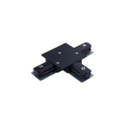 Bėginės sistemos jungtis PROFILE RECESSED T CONNECTOR IP20 Juoda