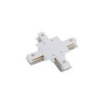Jungtis 1 fazės bėginei sistemai PROFILE RECESSED X CONNECTOR IP20 Balta