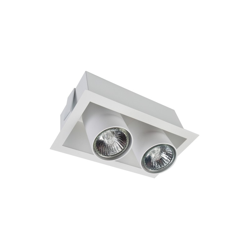 Įleidžiamas lubinis šviestuvas EYE MOD DOWNLIGHT 2xGU10 IP20 Balta