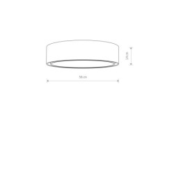 Plafonas MIST 3xE27 IP20 Balta