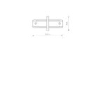 Jungtis PROFILE RECESSED STRAIGHT CONNECTOR IP20 Balta