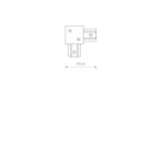 Jungtis PROFILE RECESSED CONNECTOR L IP20 Balta