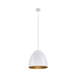Pakabinamas šviestuvas EGG M 1xE27 IP20 Balta