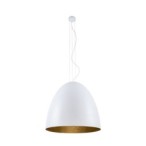 Pakabinamas šviestuvas EGG XL E27 IP20 Balta